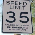funny speed limit sign
