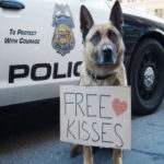 police dog free kisses