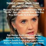 things I trust more than hillary clinton funny meme