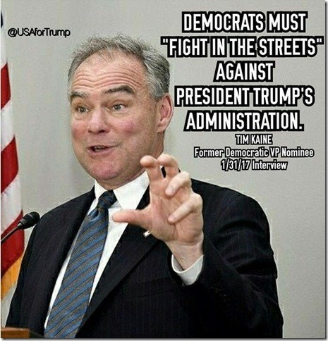 tim kaine democrats must fight in the streets