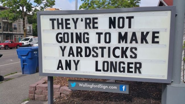 Funny Wallingford Sign