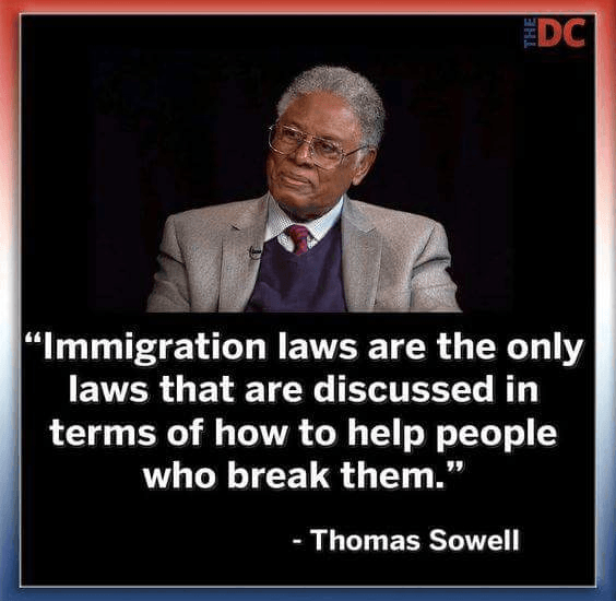 immigration laws are the only laws that are discussed in terms of how to help people who break them