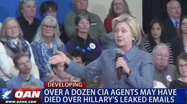 leaked hillary clinton emails may have led to deaths of cia agents