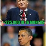 Trump vs obama manufacturing numbers