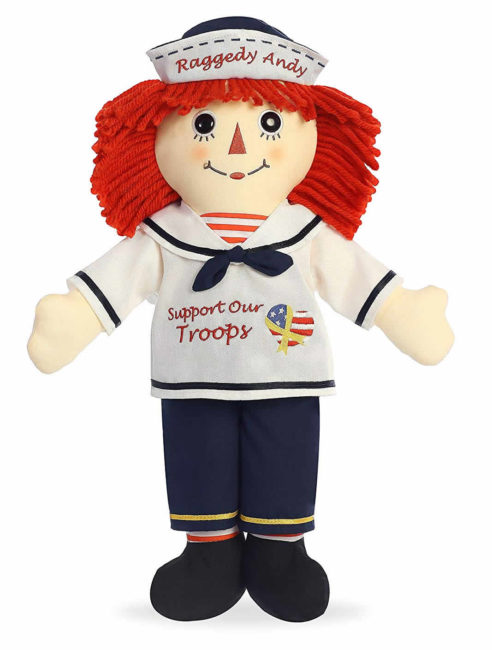 raggedy andy support our troops doll