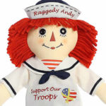 raggedy andy support our troops doll